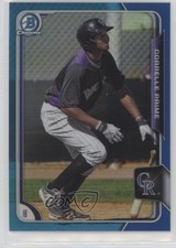 2015 Bowman Chrome Prospects Blue Refractor 116/150 Correlle Prime #BCP210 1j6