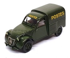 Norev 1/43 Scale 40 9562X - 1952 Citroen 2cv Van La Poste Postes - Green