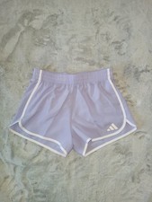 Adidas Girls Size XL 16 Retro Violet Purple Athletic Athleisure Shorts AH10069