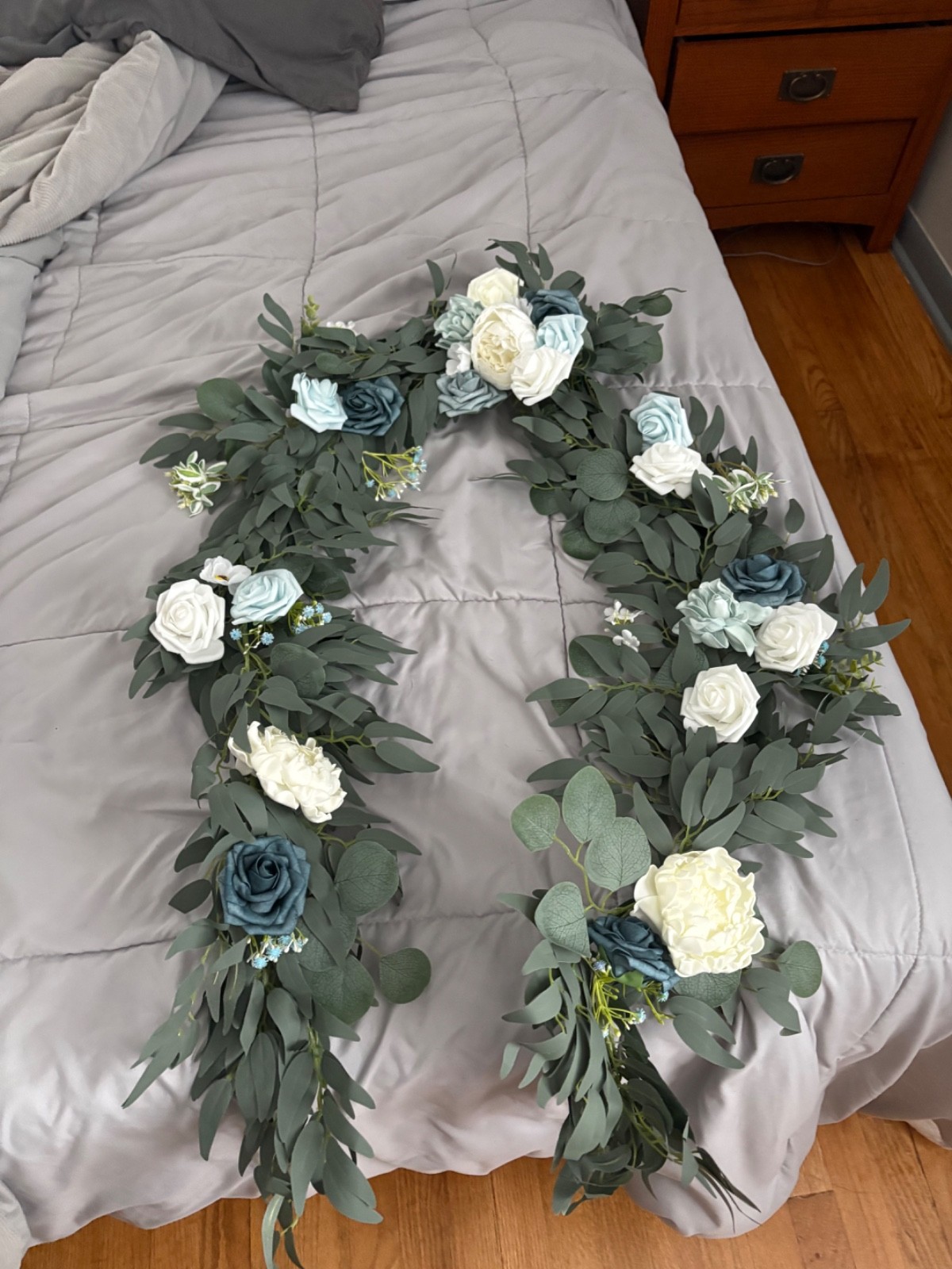 ling's moment artificial flowers 6ft garland