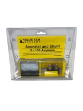 Blue Sea Systems 8018 Ammeter and Shunt DC 0-150 Amps **New**