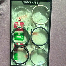 6 Pack Tempered Glass Watch Case for Samsung Galaxy Watch 7 44mm Multicolor