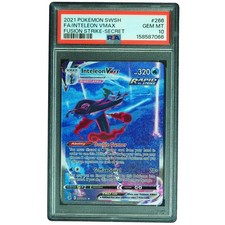 Inteleon VMAX #266/264 Fusion Strike SR Holo PSA 10 Pokemon Card*TEW