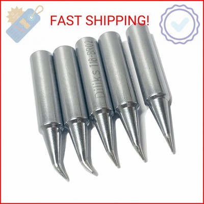 T18-BR02 Soldering Iron Tips 5pcs Set, Angled tip, For HAKKO FX-888D FX-888 FX-8