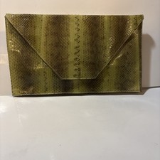 Vintage Beirn Snakeskin Purse Clutch 11.5x7in Retro