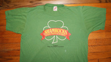 Vintage 80s Shamrocks Against Dystrophy TShirt XL Single Stitch Irish USA Made