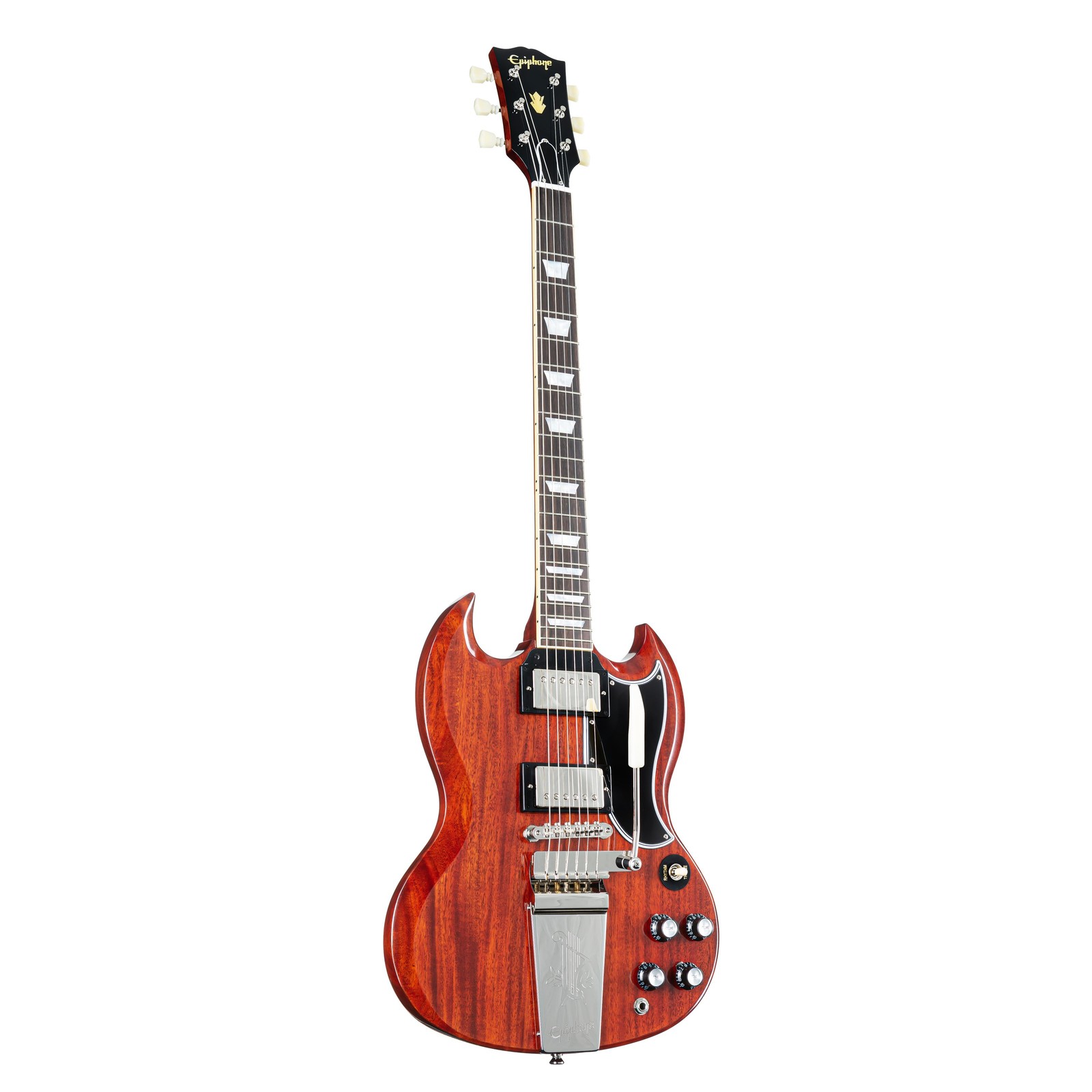 Epiphone 1964 SG Standard with Maestro Vibrola Cherry Red - Double Cut Modelle