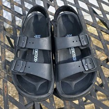 Birkenstock Arizona Eva Kids' Size 32 Sandals Black, Double Strap, Waterproof
