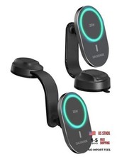 Magnetic Wireless Car Charger Mount, 25W Fast Charging Compatible with