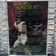 Wild Card 2024 Monster Hit Monster Hunt Bo Nix Rookie 1/1