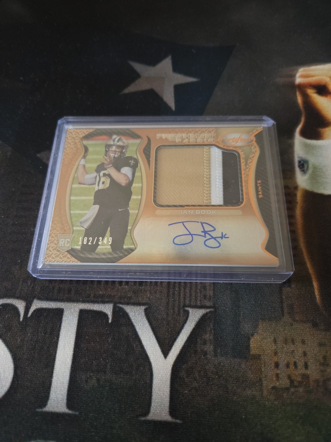 2021 Panini Certified - Freshman Fabric Mirror Signatures Ian Book #227 Mirror Bronze /349 (AU, MEM, RC)
