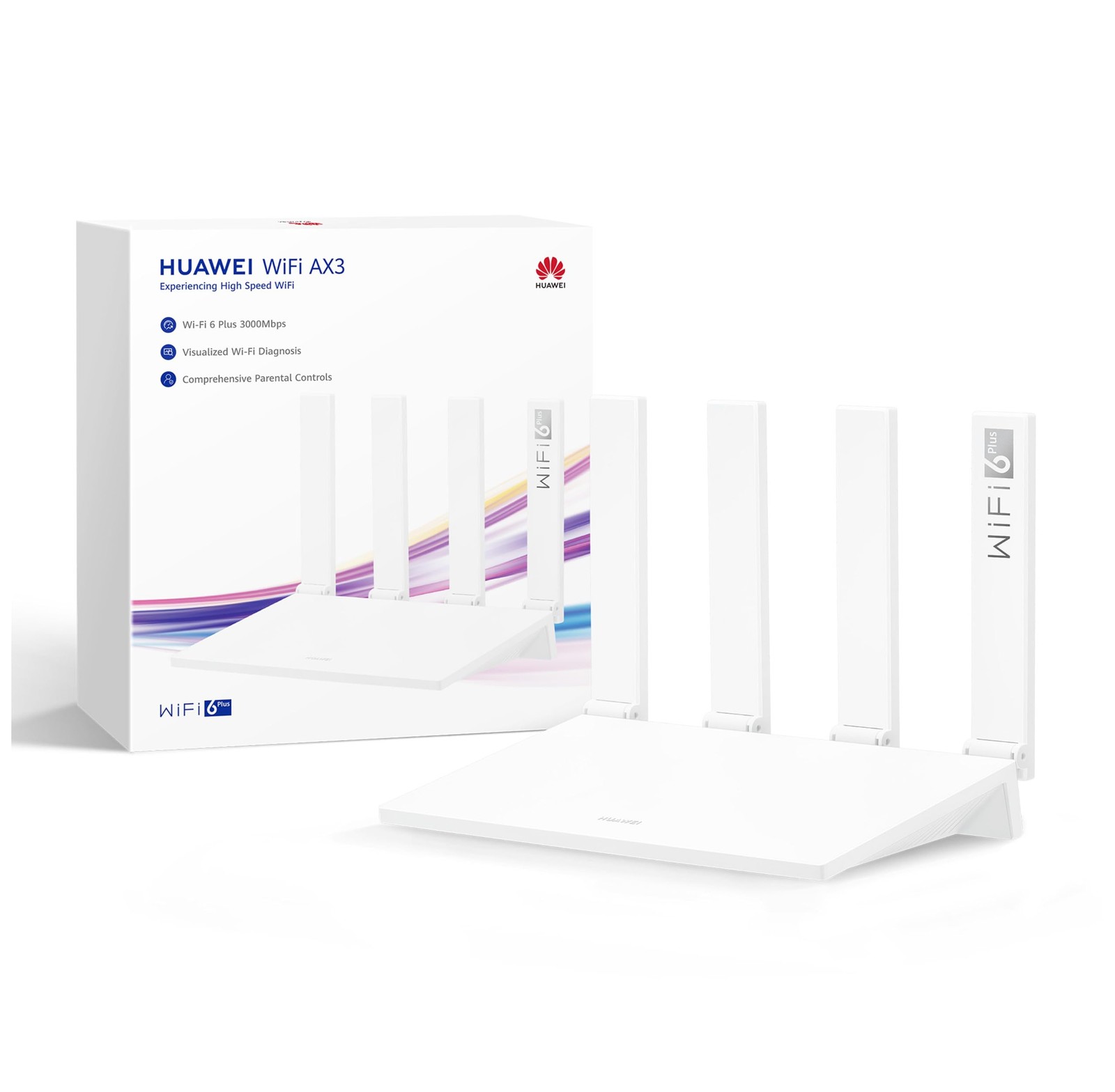 Router HUAWEI AX3 New Wi-Fi 6 Plus 3000 Mbps Bianco