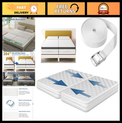 33ft Twin Bed Connector - Adjustable Mattress Bridge for King Conversion, Durabl