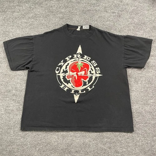 90s Cypress Hill Skull Hip-Hop Rap T Shirt XL 24x24 1990s vintage concert t-shirt, vintage, size XL, single stitch, B+ condition