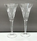 Vintage Waterford Crystal Millennium Champagne Flutes Third Toast Health