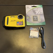 FUJIFILM FinePix XP120 Yellow Compact Digital Camera Waterproof And Shockproof