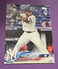 Topps 2018 Series 1 Miguel Andujar Rookie #305 New York Yankees Baseball Card