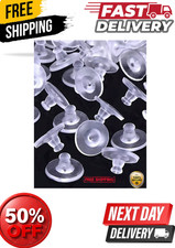 100 Pairs Silicone Earring Backs with Pad Secure Hold for Heavy Drop Earrings