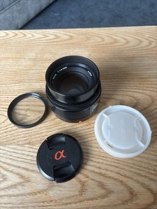 Minolta 50mm F1.4 AF Fast Prime Lens A Mount Sony Alpha Excellent