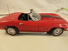Ertl 118 1967 Red Corvette 427 Convertible Diecast No Box  At Least Near Mint