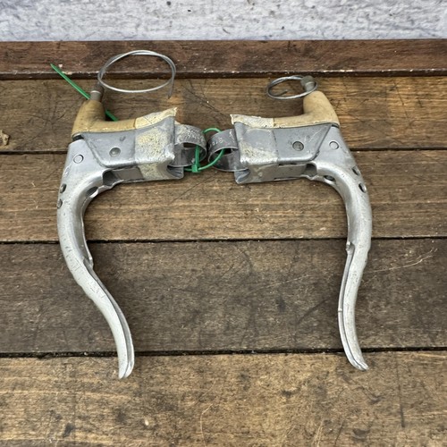 Vintage Mafac Drilled Road Bike Brake Levers Pair Custom Drillium 70s No Aero - Picture 8 of 20