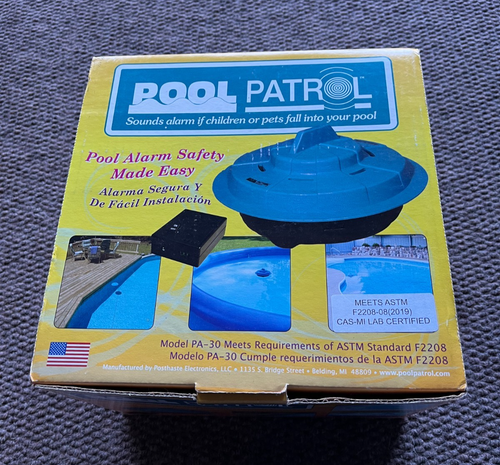 Pool Patrol PA-30 Pool Safety Alarm - With Remote Receiver - New | eBay