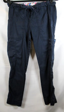 Womens Koi Scrub Pants Stretch Navy Blue S Small Petite