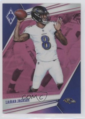 2019 Panini Phoenix Pink 14/199 Lamar Jackson #13 0c3