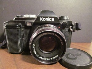Appareil Photo 35 Mm Konica Fs-1 Avec Objectif 80 Mm Bon État * Non Testé