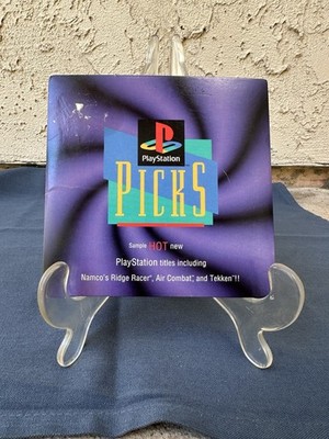 Play Station Picks 1995 Vintage Demo CD w/ Sleeve Feat. MK3 Madden 96 Tekken etc