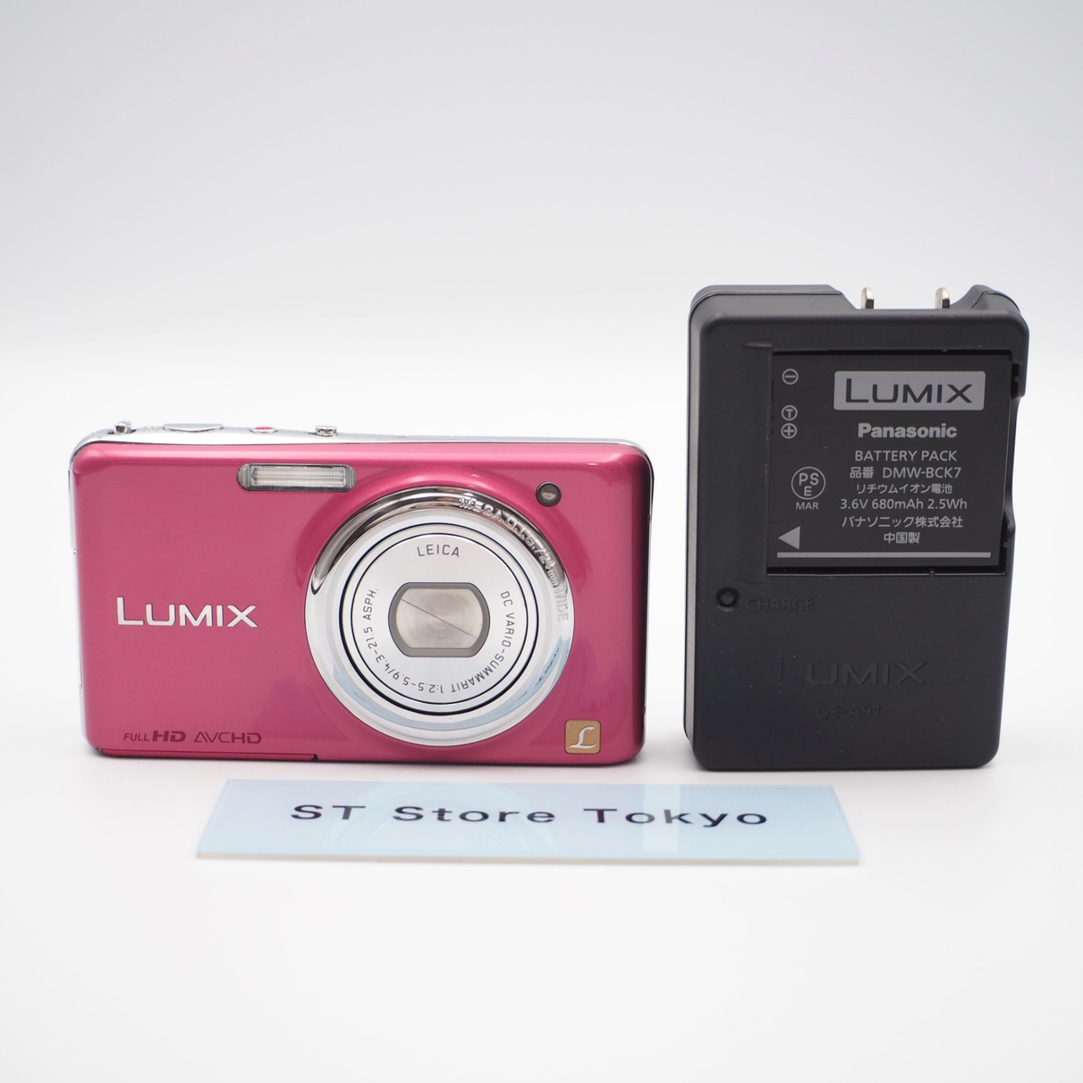 Mint] Panasonic LUMIX DMC-FX77 Pink Digital Camera 12.1MP w