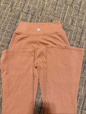Lululemon Brown Straight Athletic Pants Women...