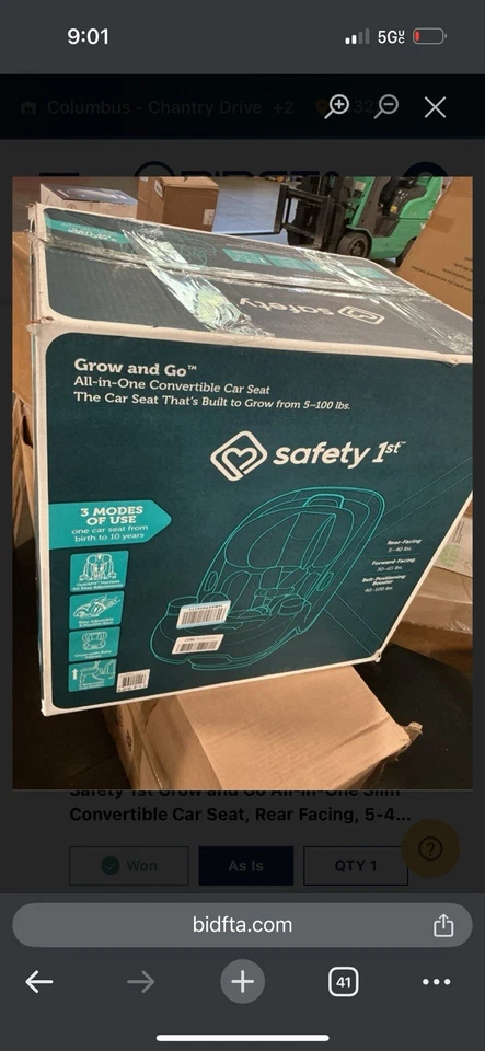 Asiento de coche convertible todo en uno Safety 1st Grow and Go Comfort Cool multicolor Foto 3 de 4