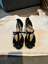 Women's Satin Ballroom Dance Shoes Latin Dance Shoes Size: 9