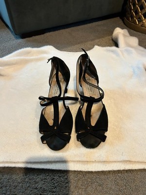 Women's Satin Ballroom Dance Shoes Latin Dance Shoes Size: 9