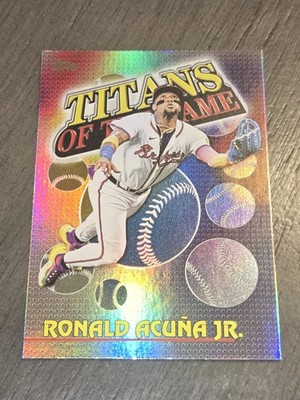 2026 Topps Baseball Ronald Acuna Jr. TITANS OF THE GAME FOIL