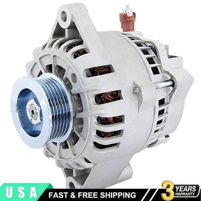 Alternator for Ford Mustang 2001-2004 3.8L Mustang 2004 3.9L 6 Groove Pulley