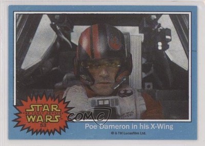 2015 Star Wars Chrome Perspectives: Jedi vs Sith Poe Dameron in his X-Wing 1j8