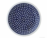 Original Bunzlauer Keramik Flacher Teller (Pizzateller), Ø 27,2 Cm Im Dekor 42