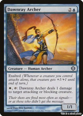 MTG Dawnray Archer [ALA - 39] LP