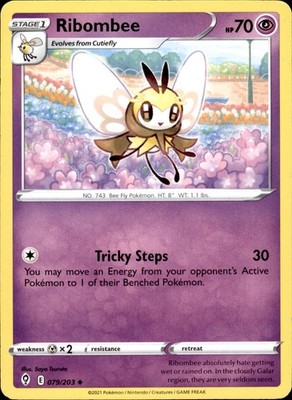 Ribombee 079/203 Uncommon - Pokemon SWSH07: Evolving Skies