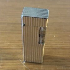 Colibri briquet rechargeable à gaz métal strié style classique Rola 7 GL