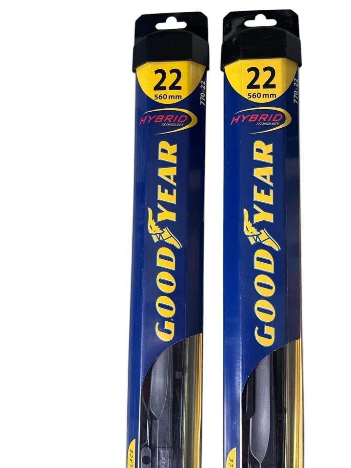 Juego de 2 escobillas limpiaparabrisas GOODYEAR Hybrid Technology 22" 770-22 560 mm nuevas Foto 2 de 4
