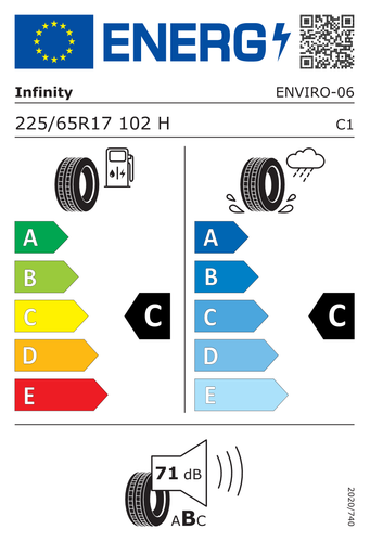 SOMMERREIFEN INFINITY 225/65 R17 102H ENVIRO XL DOT 2023 - Bild 2 von 5