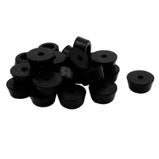 25mm x 20mm x 12mm Amplifier Speaker Furniture Table Chair Rubber Feet Pad 23PCS