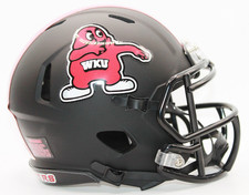 2025 Western Kentucky Hilltoppers Custom Riddell Mini Helmet vs FIU Zombieland