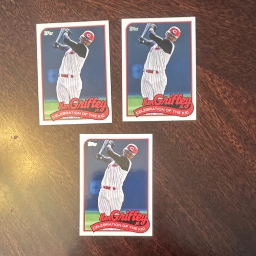 2024 Topps Ken Griffey Jr. Reds Celebration of the Kid  Card Lot #KID-17 (3)