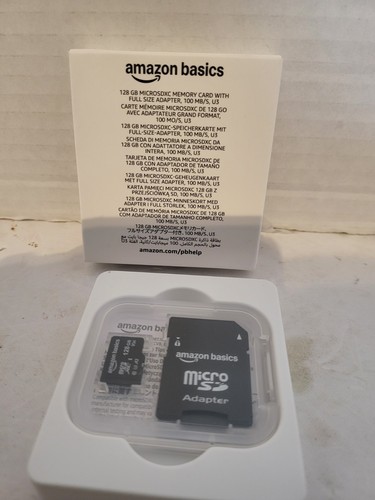 Micro SDXC Memory Card W/Full Size Adapter,A2,U3,Read Speed up to 100 MB/s 128GB