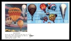 Mayfairstamps US FDC 1983 New Mexico hot air ballooning block Gill Craft First D