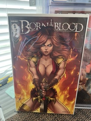 SIGNED ALE GARZA W Coa BORN OF BLOOD #6 KILLER BOB COVER W/CE COA MERC MAG